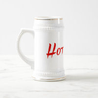 SlipperyJoe's hot mussy audacieux texte rouge vif