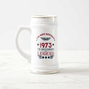 Chope À Bière Soirée de 50 ans vintage personnalisée