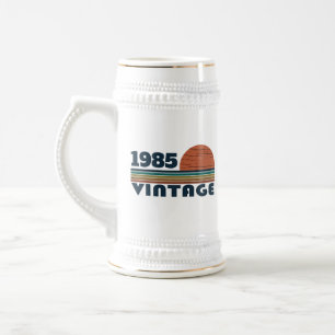 Chope À Bière Soirée personnalisée Quarante vintage 40e annivers