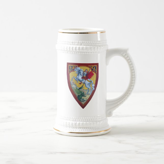 Chope À Bière St George massacrant le dragon Stein (Droite)