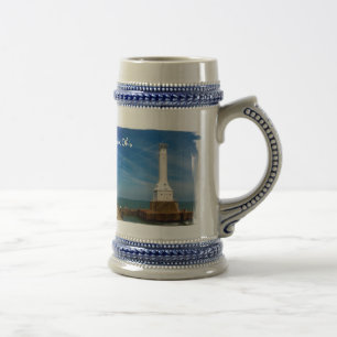 Chope À Bière Stein de bière de phare d'Huron