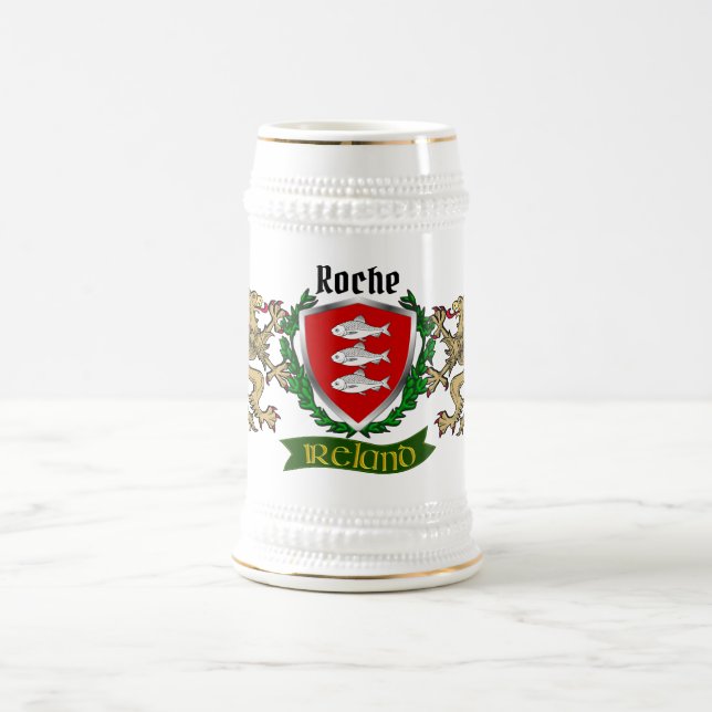 Chope À Bière Stein de bière du Bouclier irlandais Roche (Centre)