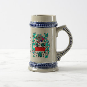 Chope À Bière Stein de crête de famille de Miller