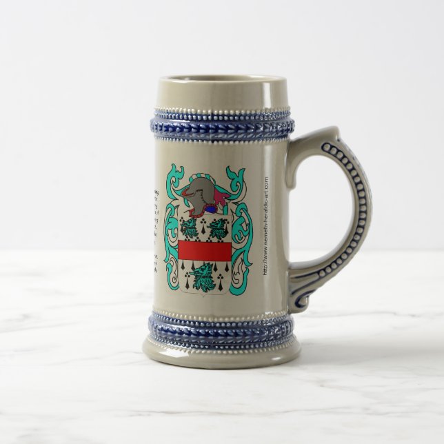 Chope À Bière Stein de crête de famille de Miller (Droite)