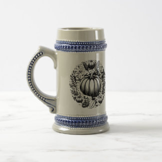 Chope À Bière Stein de la récolte d'automne de citrouille