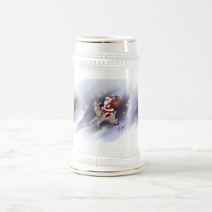 Chope À Bière Stein de père Noël