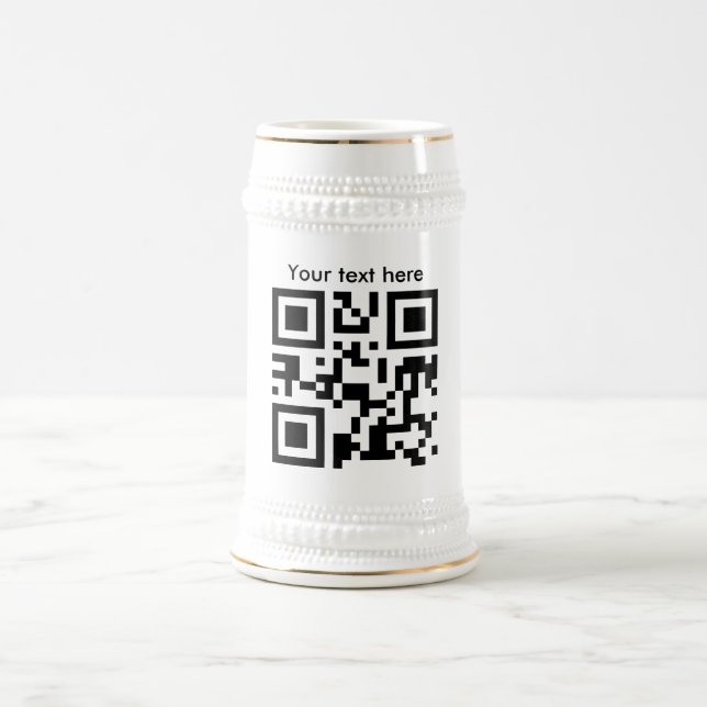 Chope À Bière Stein/Krug (texte fait sur commande) (Centre)