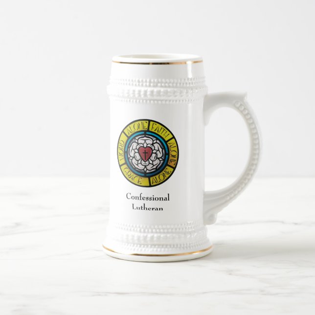 Chope À Bière Stein luthérien confessionnel (Droite)