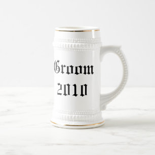 Chope À Bière Stein personnalisé de faveur de mariage de marié