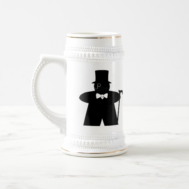 Chope À Bière Stein pimpant de gamer de monsieur Meeple (Gauche)