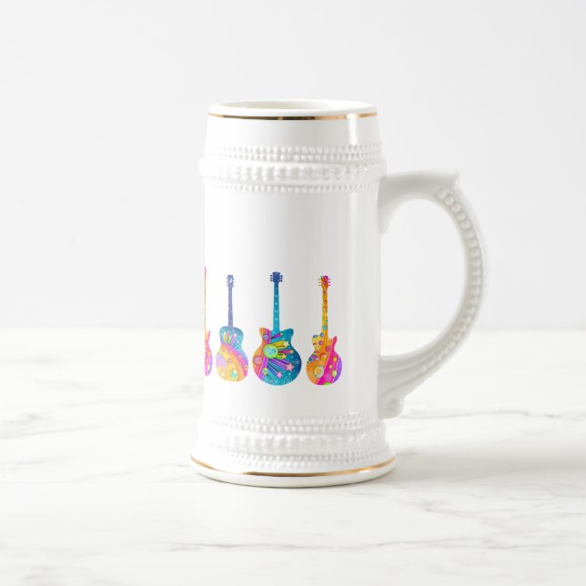 CHOPE À BIÈRE STEINS DE BIÈRE - GUITARES (Droite)