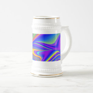Chope À Bière Summerfeel, Rainbowart 3D Abstrait