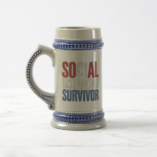 Chope À Bière Survivant de la détresse sociale