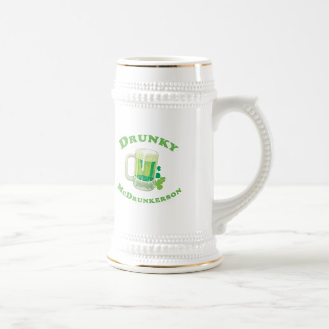 Chope À Bière T-shirt de DRUNKY MCDRUNKERSON (Droite)