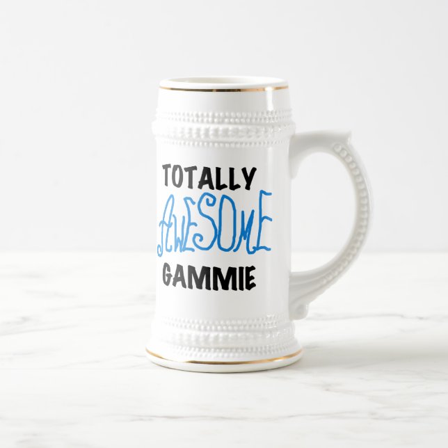 Chope À Bière T-shirts et cadeaux bleus totalement (Droite)