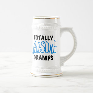 Chope À Bière T-shirts et cadeaux Blue Totally Awesome Gramps