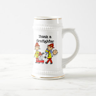 Chope À Bière T-shirts et cadeaux pour remercier un pompier