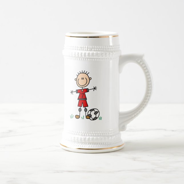 Chope À Bière T-shirts et cadeaux uniformes rouges de (Droite)