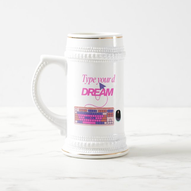 Chope À Bière Taper mon avenir (Gauche)