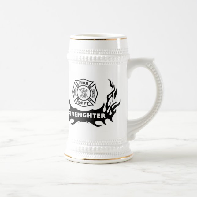 Chope À Bière Tatouage de sapeur-pompier (Droite)