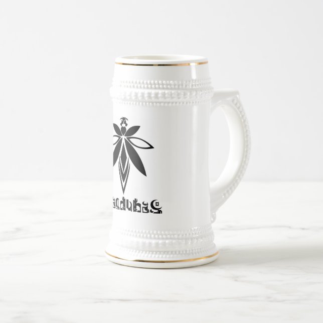 Chope À Bière Taza Logo Juasdubai (Devant droit)