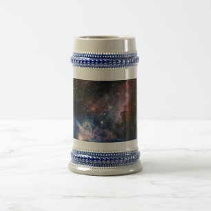 Chope À Bière Télescope Nebula Hubble Carina Rouge et Bleu