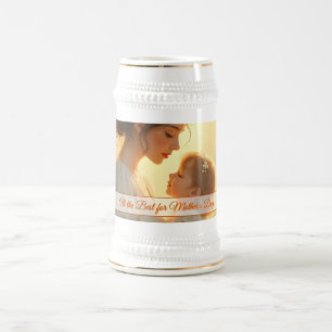 Chope À Bière Tendre Amour Maternel dans une Lumière Fleurie