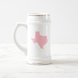 Chope À Bière Texas rose