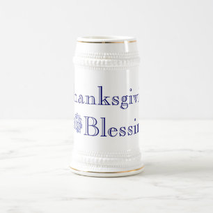 Chope À Bière Thanksgiving Blessings Stein