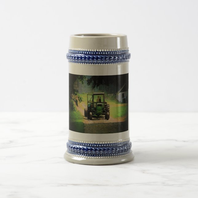 Chope À Bière Tracteur Stein (Centre)