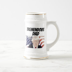 CHOPE À BIÈRE TRÈS BEAU DAD DONALD TRUMP BEER STEIN