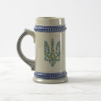trident de l'emblème national ukrainien tryzub eth