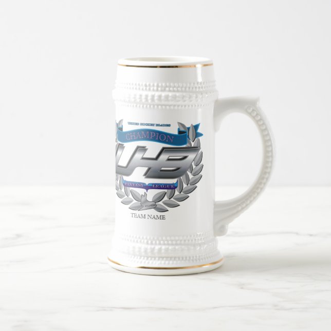 Chope À Bière Trophée d'hockey d'imaginaire (Droite)