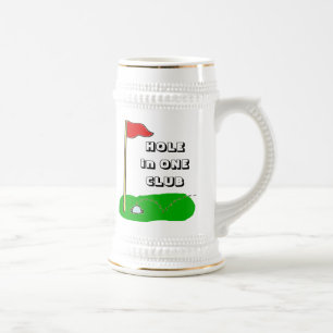 Chope À Bière Trou de golf dans une vantardise faite sur