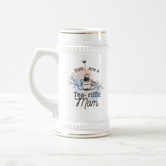 Chope À Bière Tu es maman guerrière (Gauche)