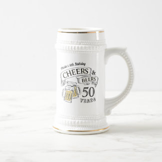 Chope À Bière Typographie Bravo Et Bières À Tout Âge Anniversair