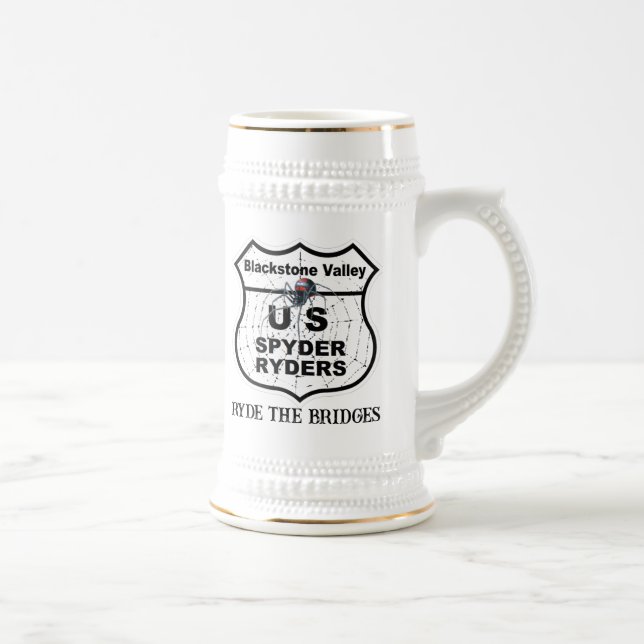 Chope À Bière US Spyder Ryders Blackstone Valley RWF Stein (Droite)