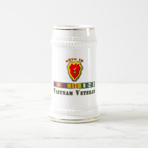 Chope À Bière Vétéran de la 25e division d'infanterie au Vietnam