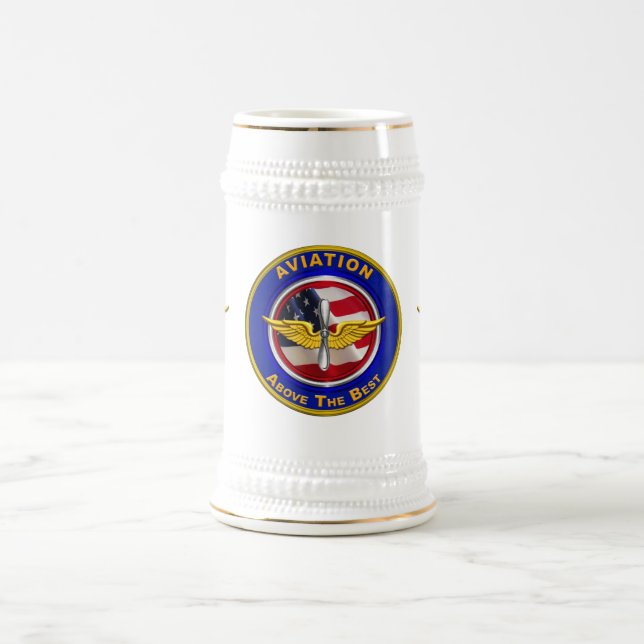 Chope À Bière Vétéran de l'aviation de l'Armée de terre (Centre)