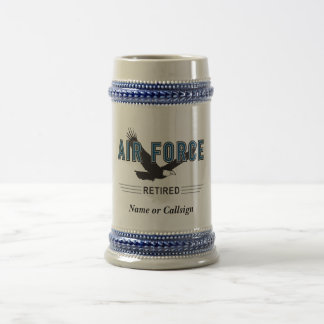 Chope À Bière Vétéran retiré de l'Armée de l'Air