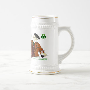 Chope À Bière Vieux buveur irlandais mule