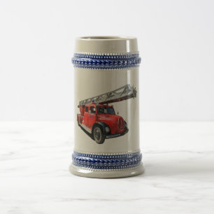 Chope À Bière Voiture de pompiers