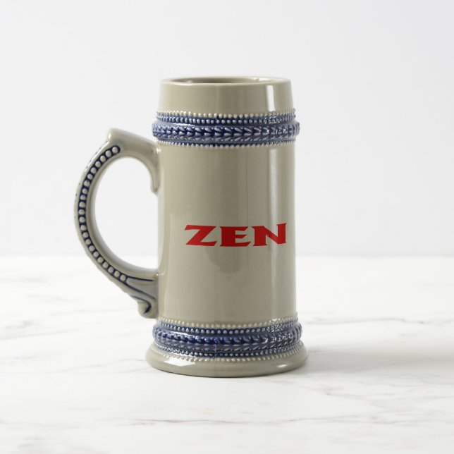Chope À Bière Zen red stein (Gauche)
