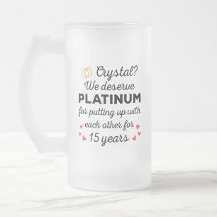 Chope Givrée 15ème anniversaire du Mariage I - Crystal Funny Co