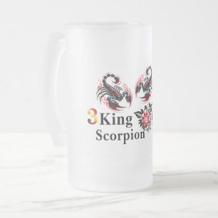 Chope Givrée 3 King Sporpion Bière Verre