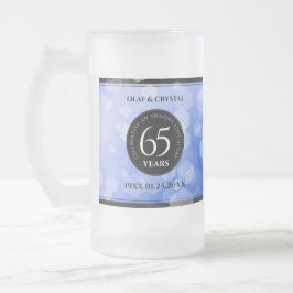 Chope Givrée 65e anniversaire de l'élégant Mariage Blue Sapphir