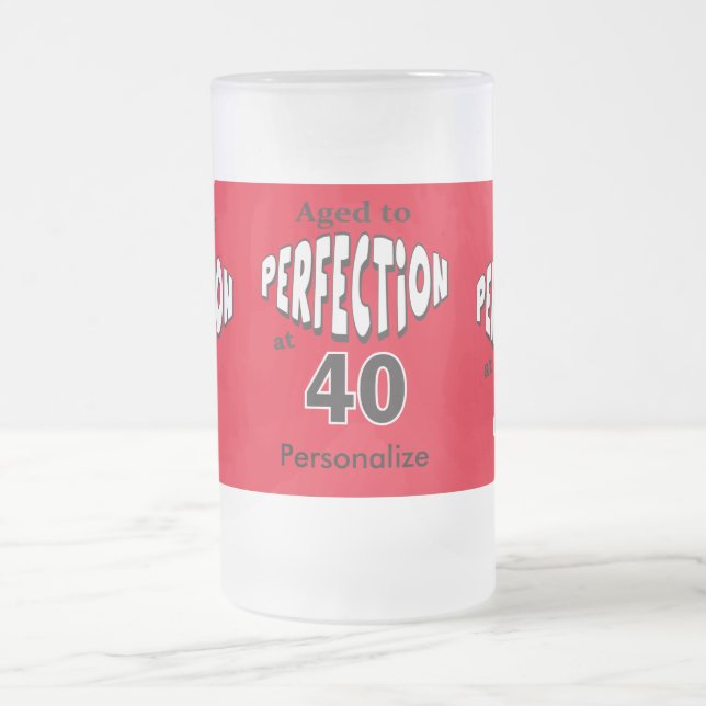 Chope Givrée Âgé à la perfection à 40 ans | 40e anniversaire (Centre)