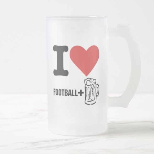 Chope Givrée Amour-football-bière I (Droit)