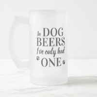 Amusant chien Lover Bière Lover Personnalisé Anima