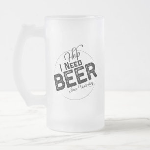 Chope Givrée Amusante plaisanterie de bière Voyage ou fête Fros